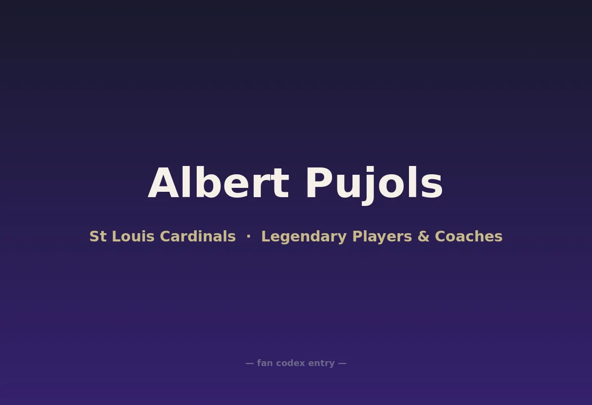 Albert Pujols
